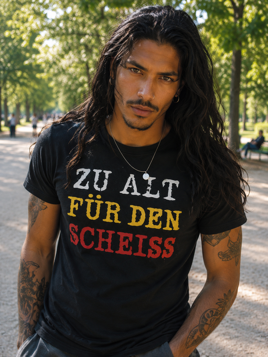 Zu alt für den Scheiss T-shirt schwarz