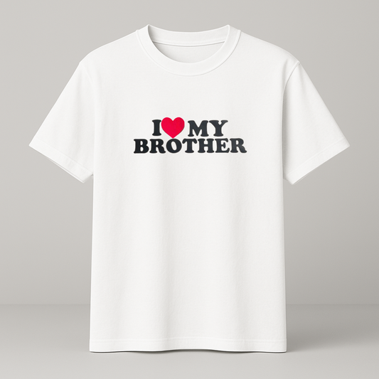 I ♥️ MY BROTHER T-Shirt weiß