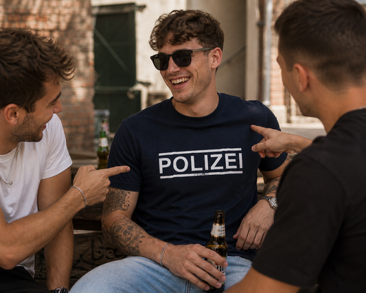 Polizei Berlin T-Shirt navy