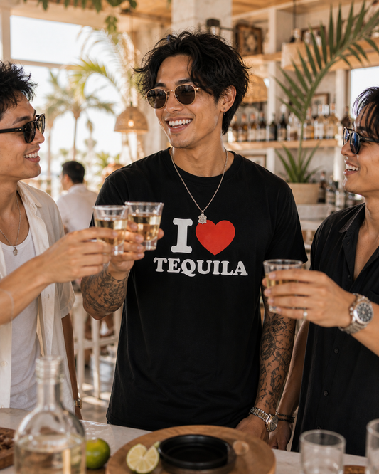 I ♥️ TEQUILA T-Shirt schwarz