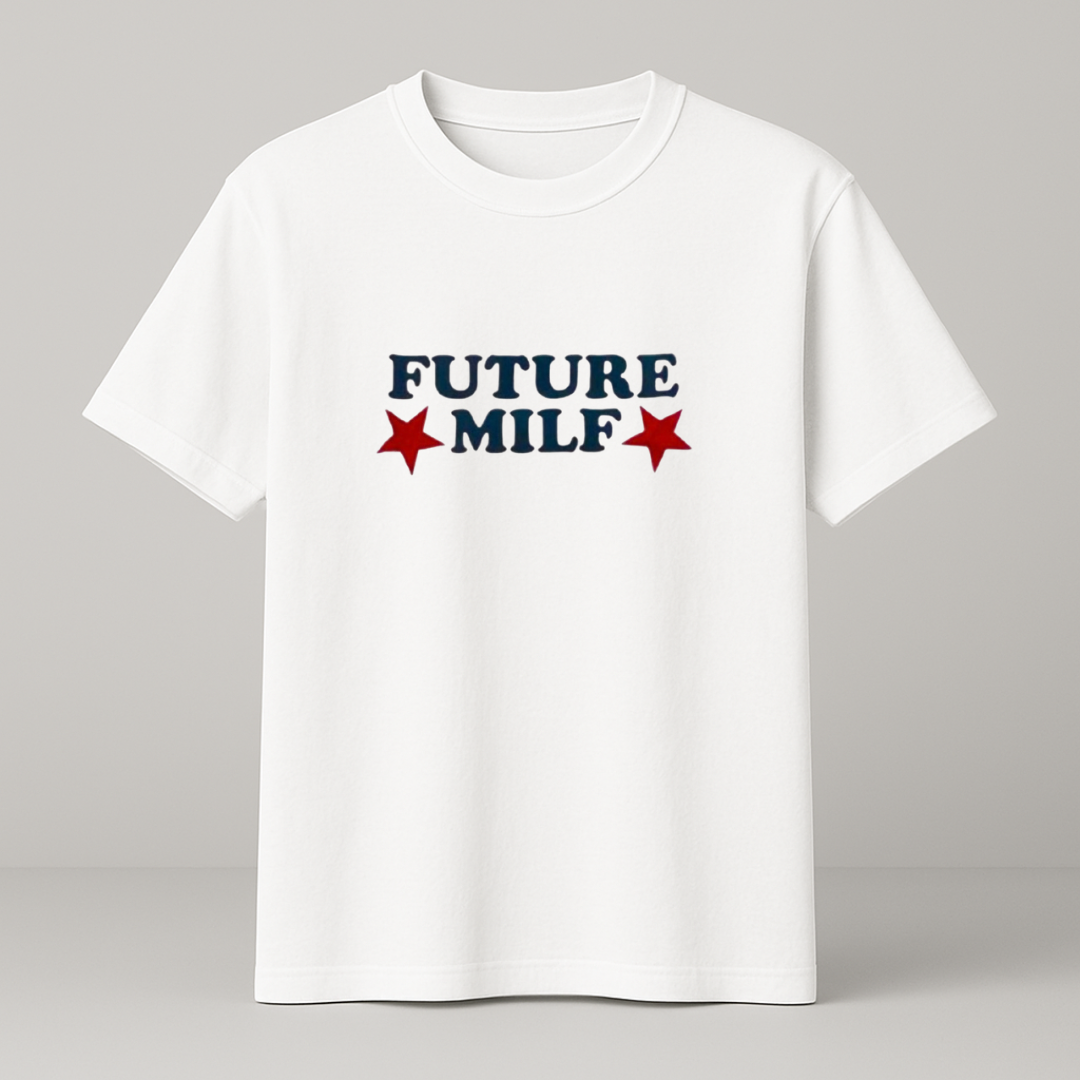 FUTURE MILF T-Shirt weiß