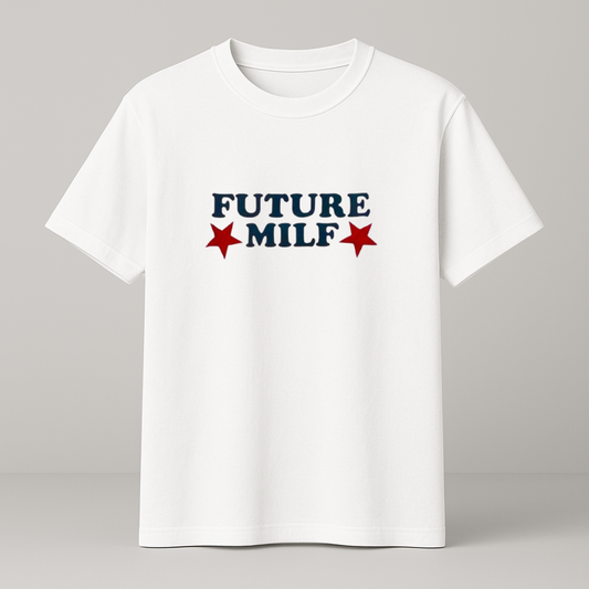 FUTURE MILF T-Shirt weiß