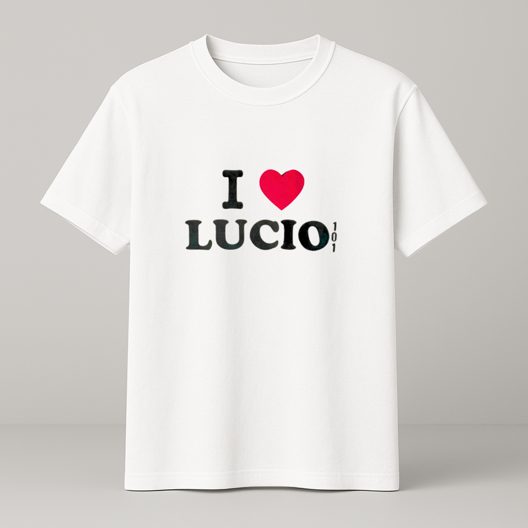 I ♥️ LUCIO 101 T-Shirt weiß