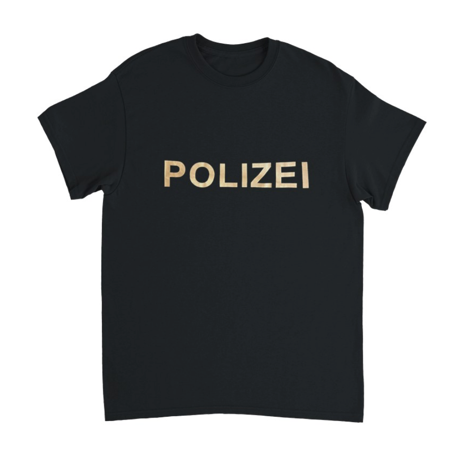 POLIZEI T-Shirt (schwarz)