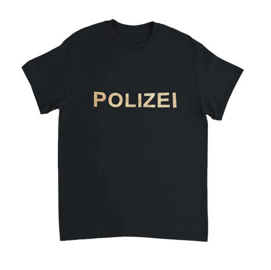 POLIZEI T-Shirt (schwarz)