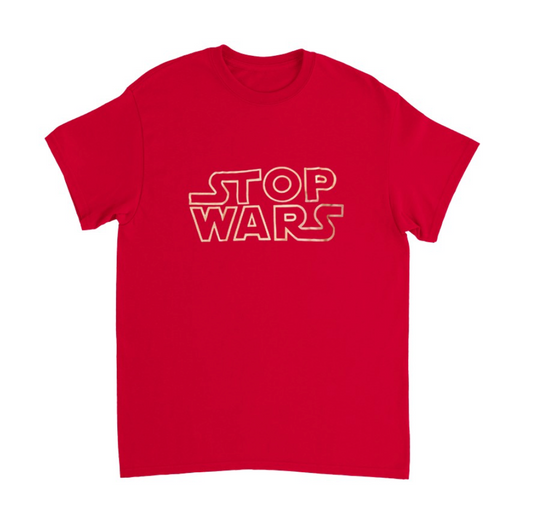 STOP WARS T-Shirt (rot)