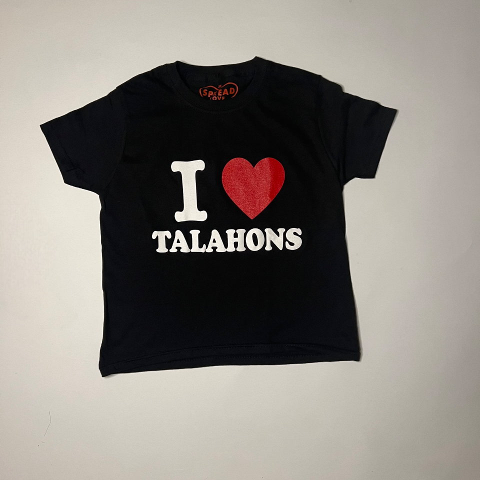 I ♥️ Talahons Crop-Top schwarz