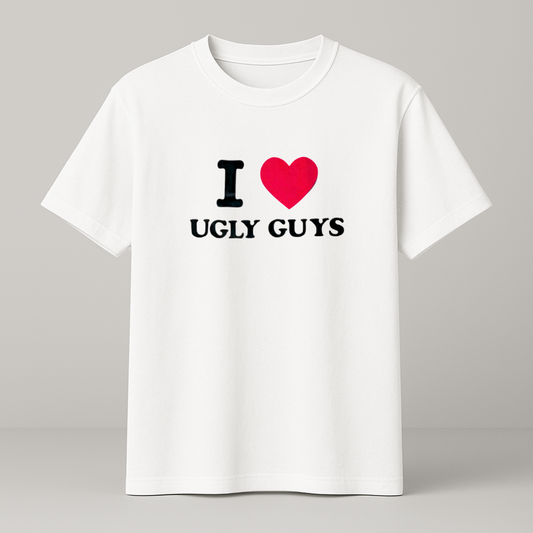 I ♥️ UGLY GUYS T-Shirt weiß